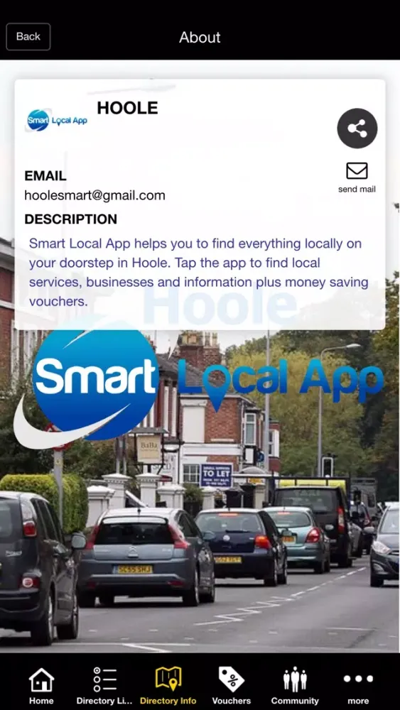 Tangkapan layar Hoole Smart Local App