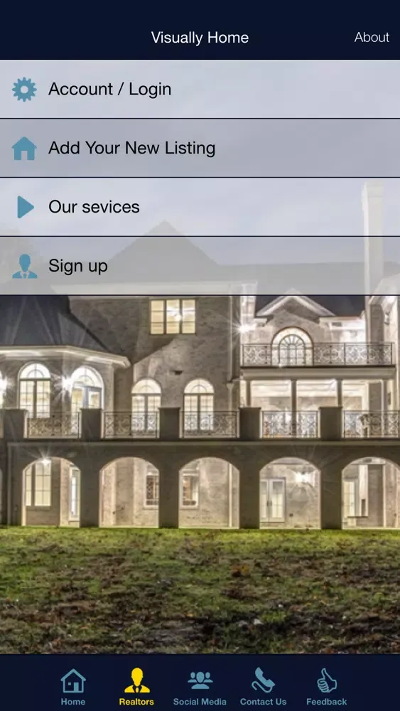 Zrzuty ekranu Visually Home