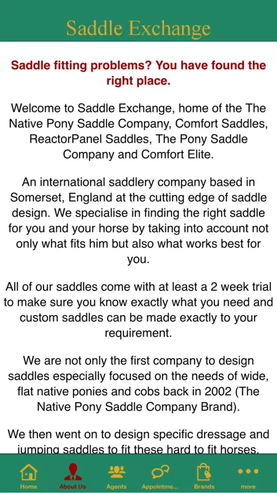 Saddle Fitting Help By Saddle Exchange应用截图