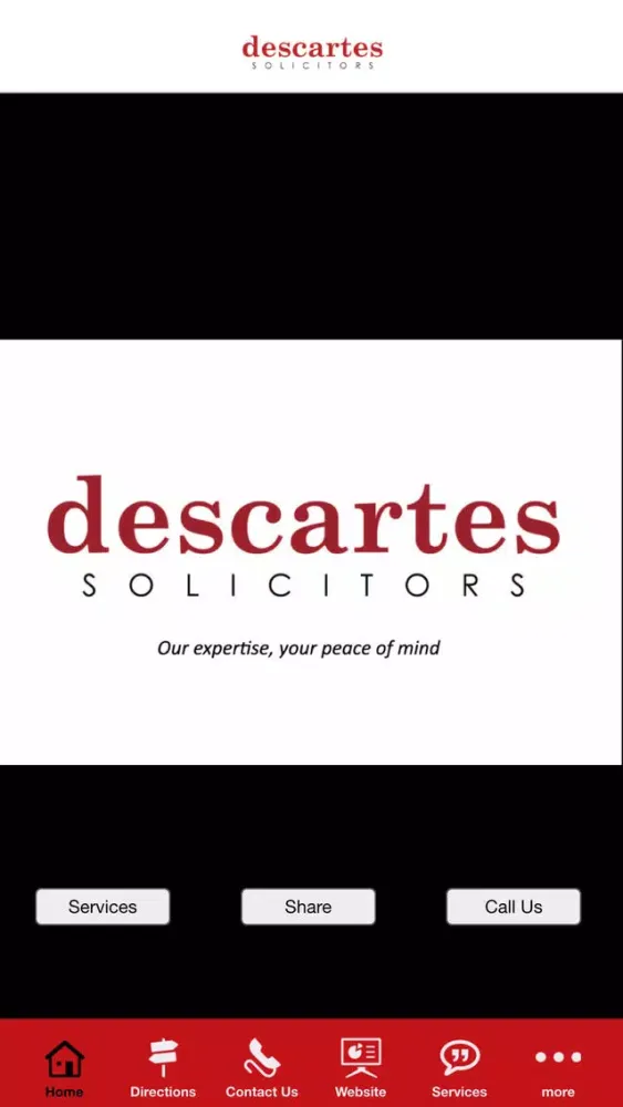 Descartes Solicitors Screenshots