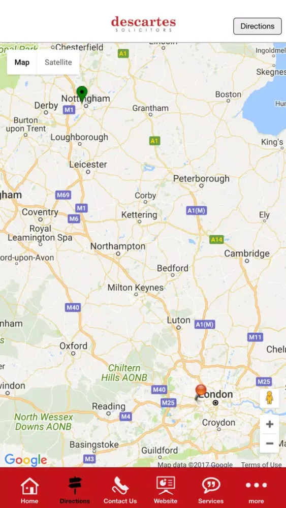 Descartes Solicitors Screenshots