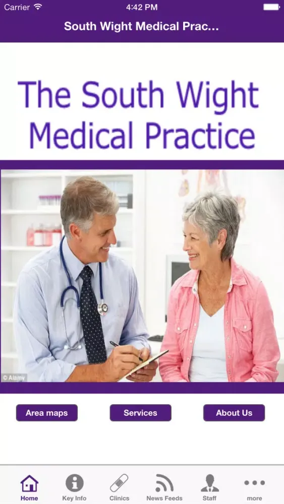 Zrzuty ekranu South Wight Medical Practice