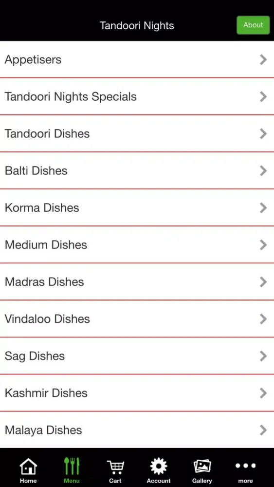 Capturas de pantalla de Tandoori Nights Swindon