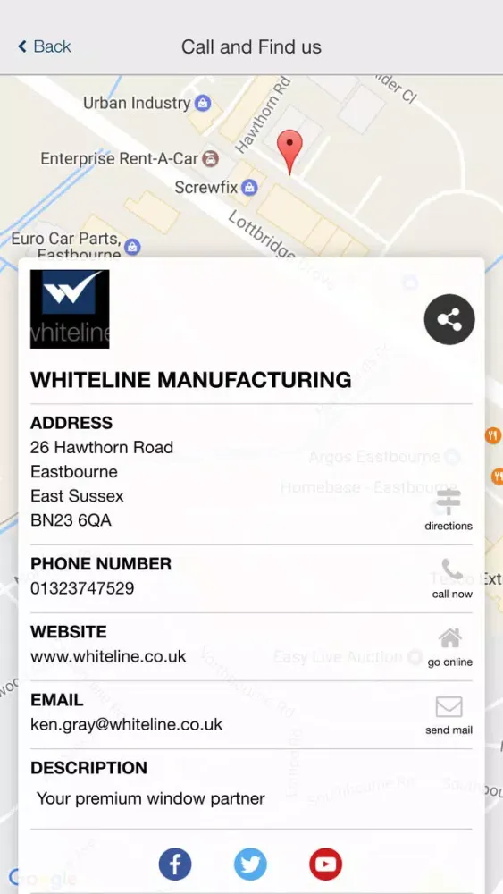 Whiteline Technical Manual Screenshots