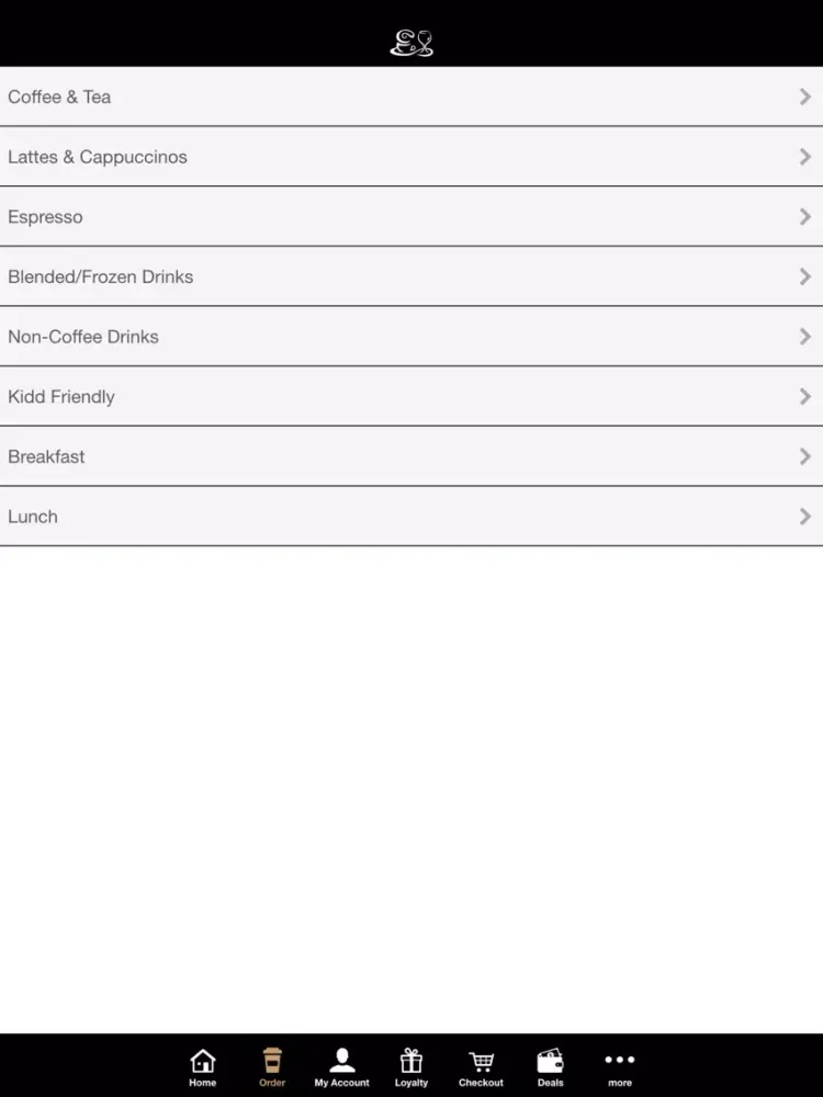 Kidd Coffee & Wine Bar Mason iPad 应用截图