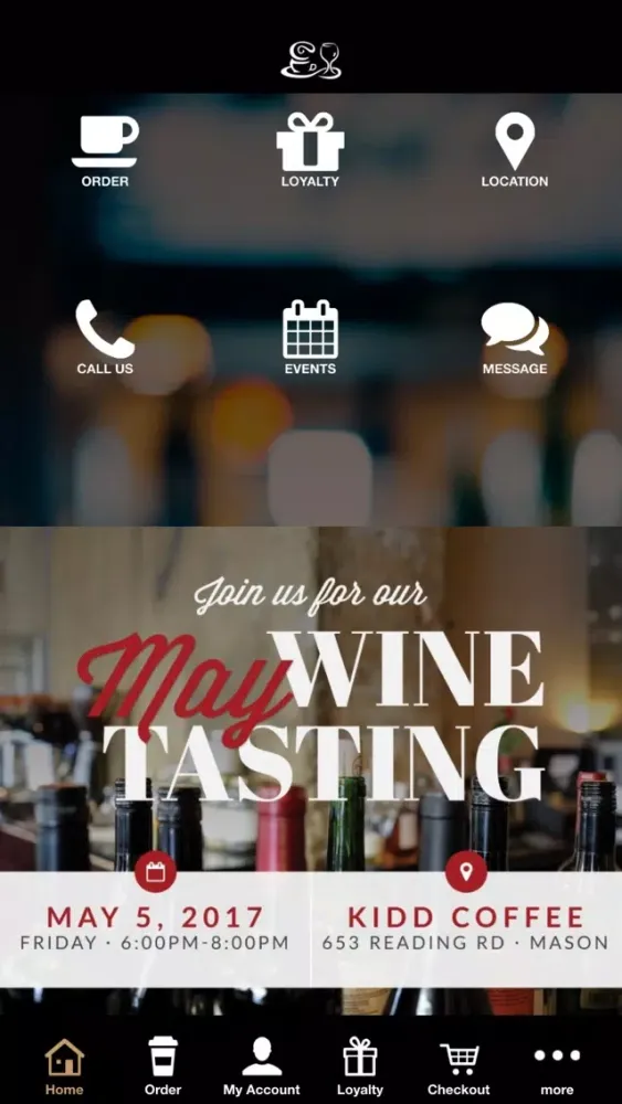 Kidd Coffee & Wine Bar Mason应用截图