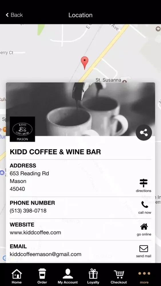 Kidd Coffee & Wine Bar Mason应用截图