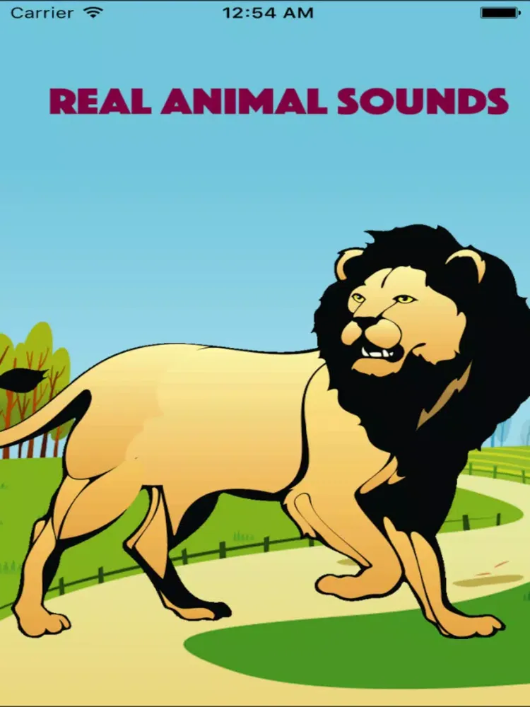 Real animal sounds iPad  Screenshots