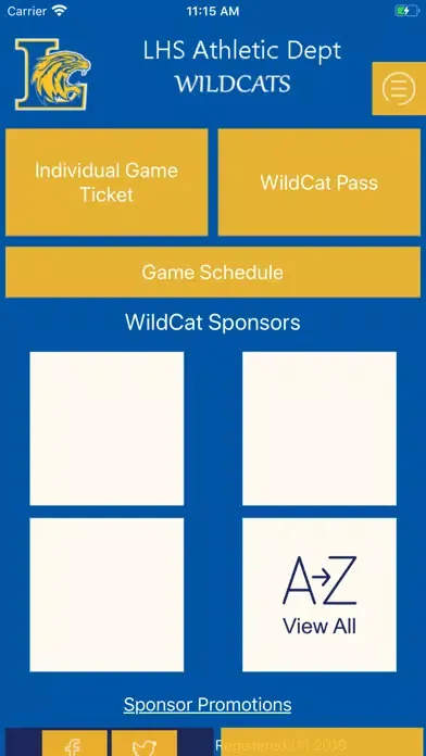 Captures d'écran de LHS Athletics