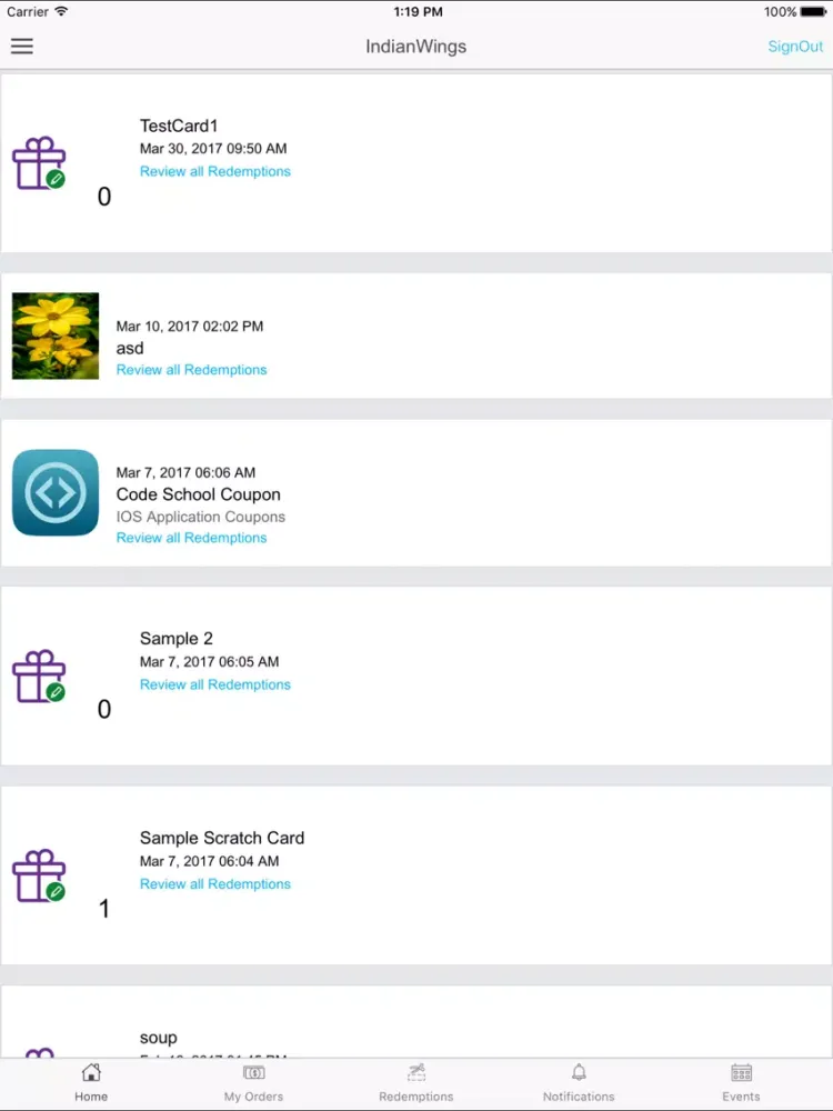 ภาพหน้าจอของ Bizmetrix - Realtime business metrics for your app iPad 