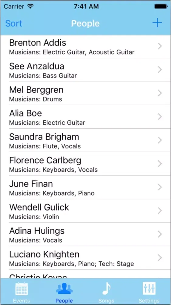 Скриншоты ONE Event Planning App
