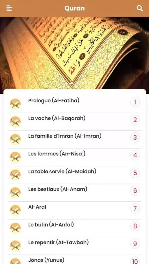 Capturas de pantalla de Le Coran - Français