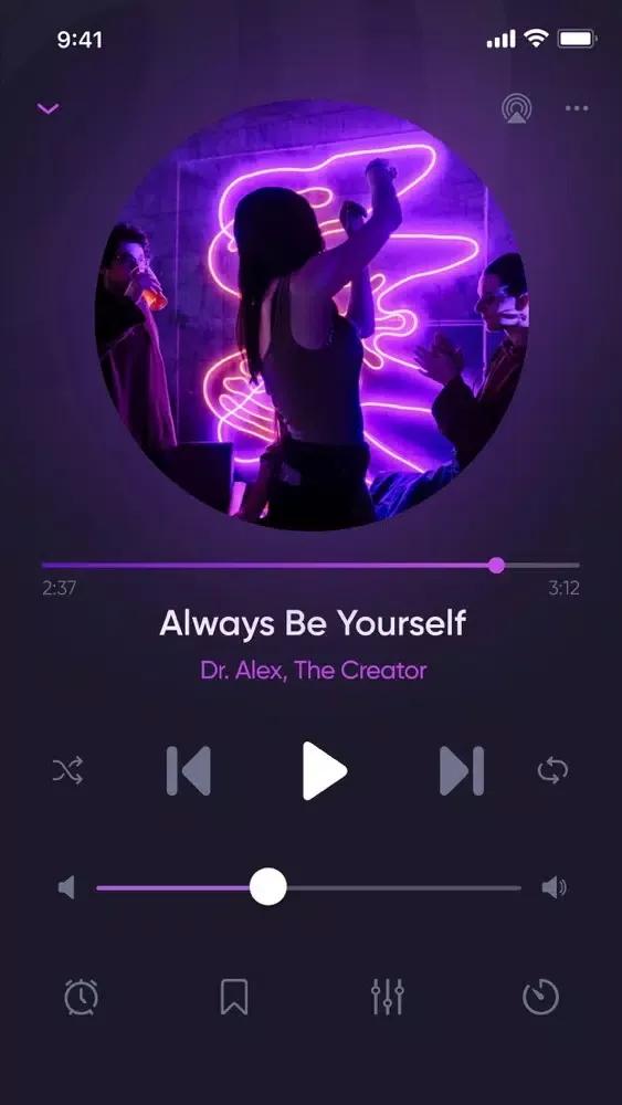 Capturas de pantalla de Cloud Audio Player