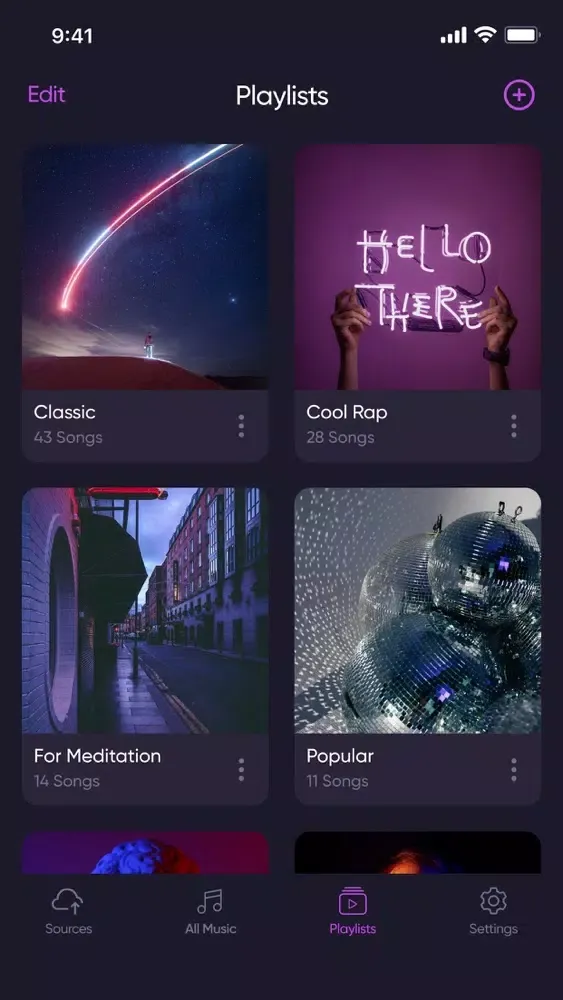 Capturas de pantalla de Cloud Audio Player