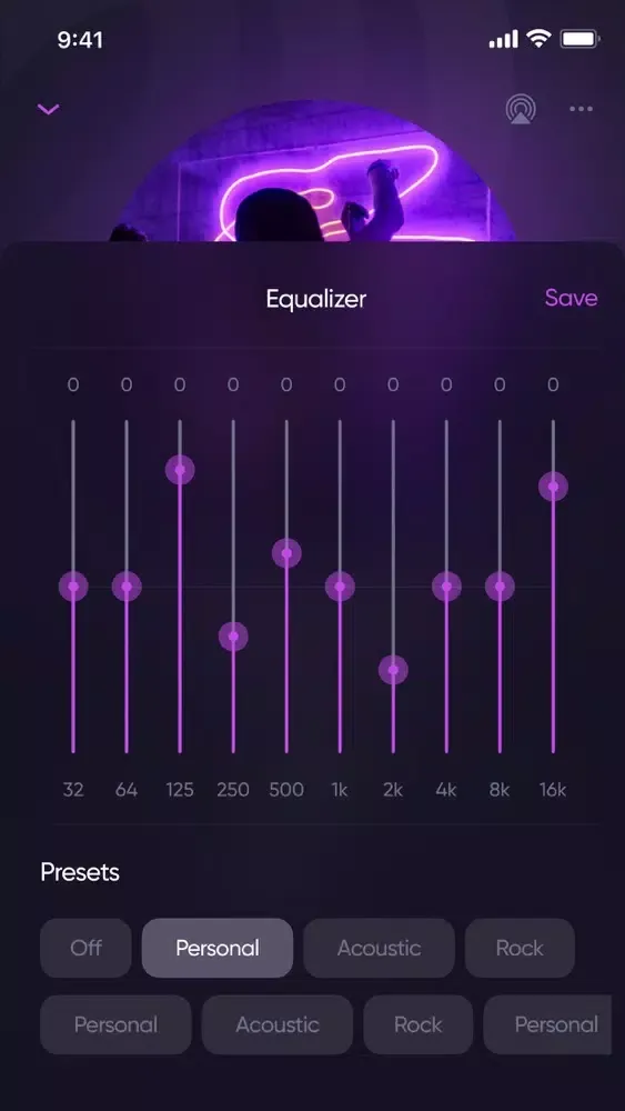 Capturas de pantalla de Cloud Audio Player