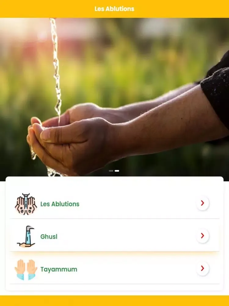 Tangkapan layar La Prière en Islam iPad 