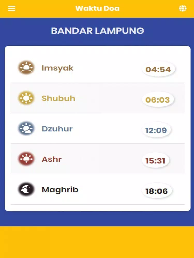 Waktu Shalat iPad  স্ক্রিনশট