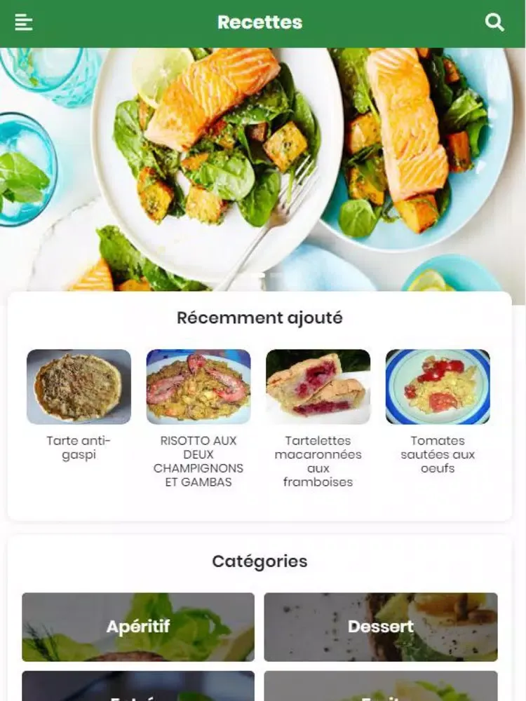Recettes de Cuisine iPad  스크린샷