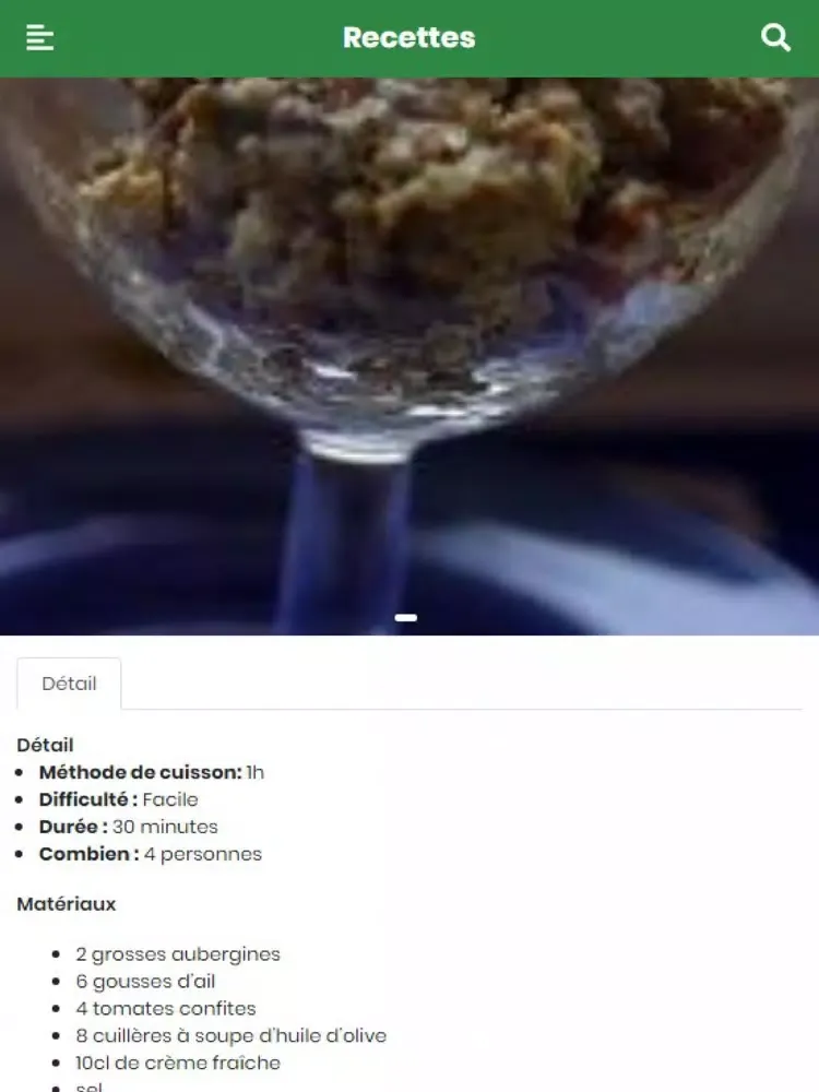 Recettes de Cuisine iPad  스크린샷