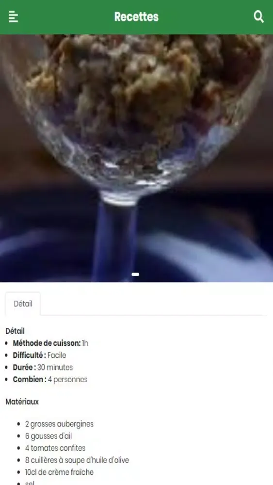 Recettes de Cuisine 스크린샷