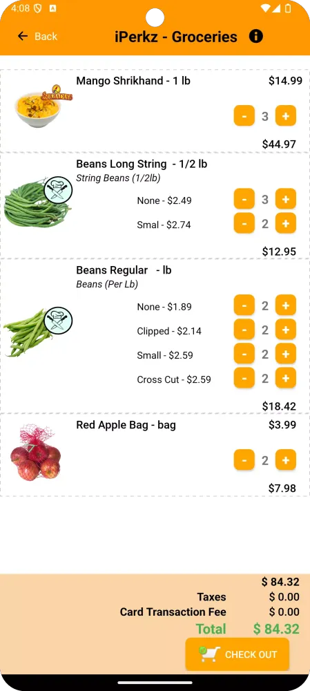 iPERKZ- Fresh Groceries & more Screenshots