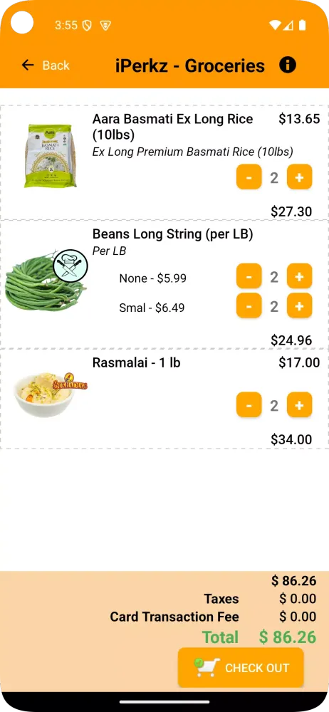 iPERKZ- Fresh Groceries & more Screenshots