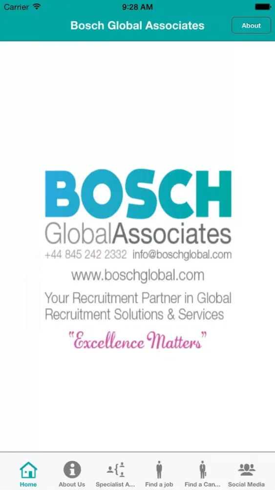 Screenshot di Bosch Global