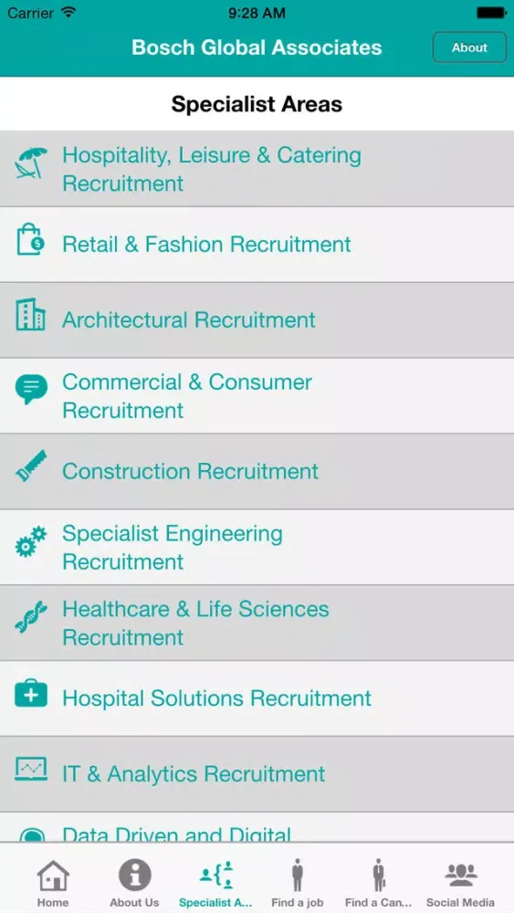 Screenshot di Bosch Global