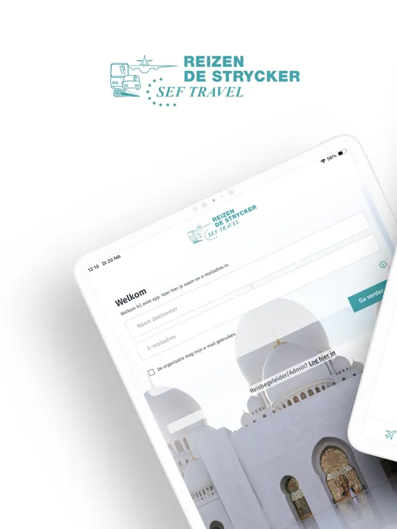 Reizen De Strycker- SEF Travel iPad  سکرین شاٹس