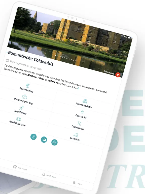 Reizen De Strycker- SEF Travel iPad  سکرین شاٹس