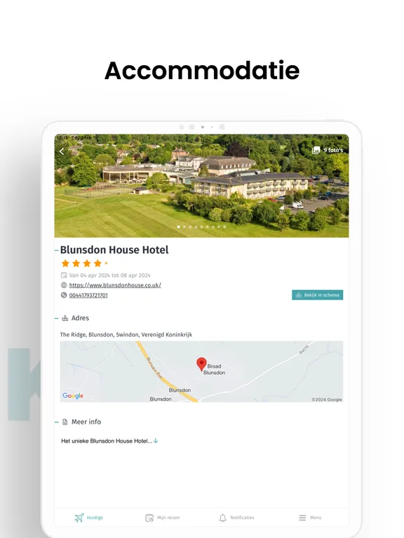 Reizen De Strycker- SEF Travel iPad  سکرین شاٹس