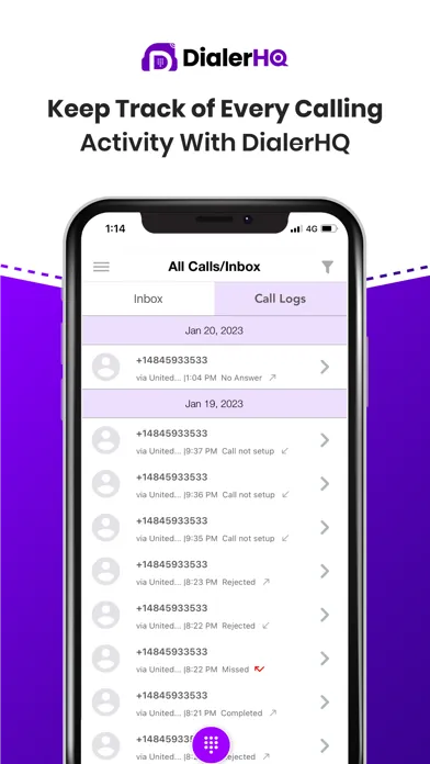 DialerHQ - VoIP Phone Number Screenshots