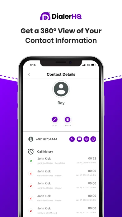 DialerHQ - VoIP Phone Number Screenshots