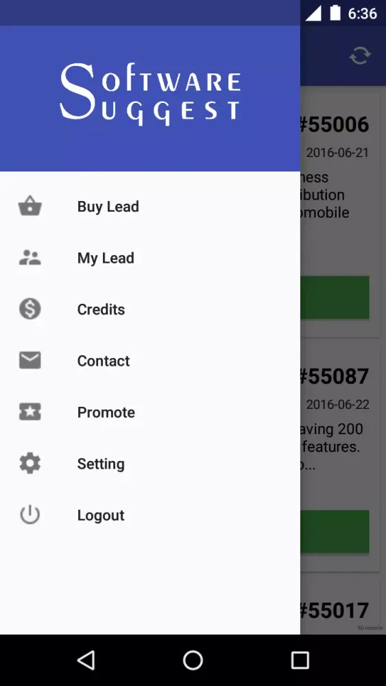 SoftwareSuggest Vendors App Screenshots