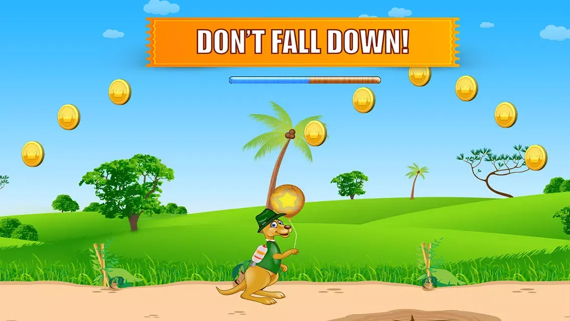 تصاویر Happy Kangaroo Jump Free - Bounce on Poles and Collect Coins