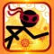 Flying Stickman Ninja - Cool Asian Hero