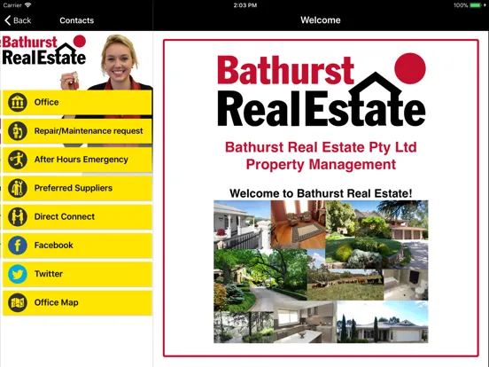 ภาพหน้าจอของ Bathurst Real Estate P-MGMT iPad 