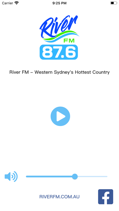 Ảnh chụp màn hình của River FM 87.6