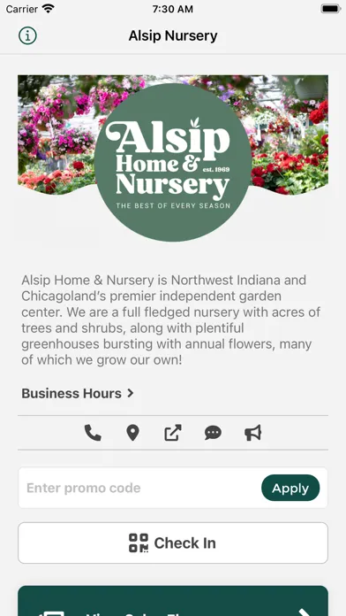 Zrzuty ekranu Alsip Nursery