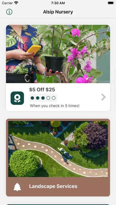 Zrzuty ekranu Alsip Nursery