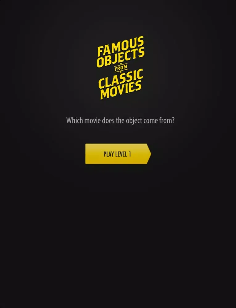 Famous Objects from Classic Movies iPad  Ekran Görüntüleri