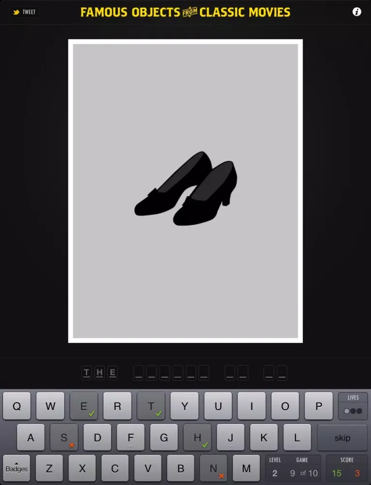Famous Objects from Classic Movies iPad  Ekran Görüntüleri