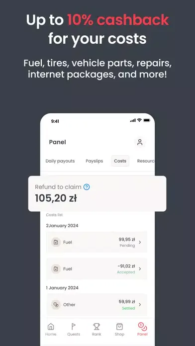 Скриншоты Appjobs: courier fleet partner