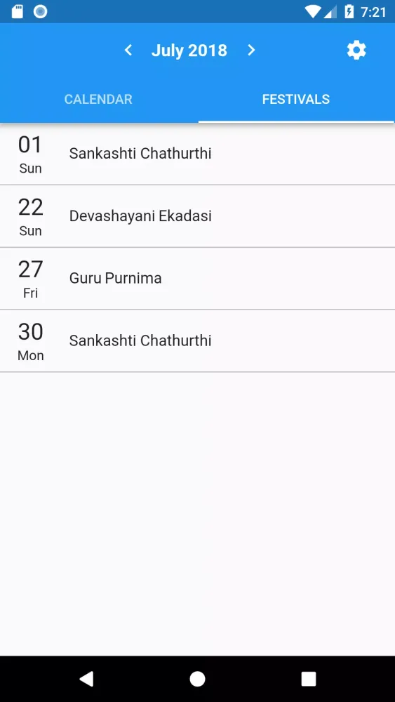 Hindu Festivals 2018 Screenshots