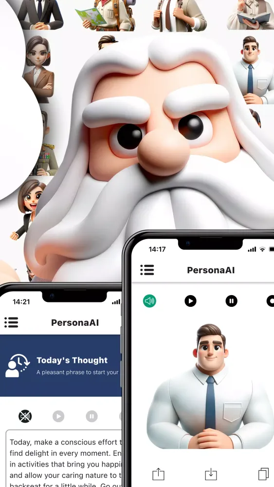 PersonaAI Screenshots