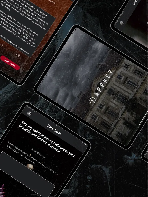 DarkTarot - AI Future Readings iPad  Screenshots