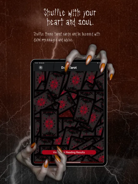 DarkTarot - AI Future Readings iPad  Screenshots