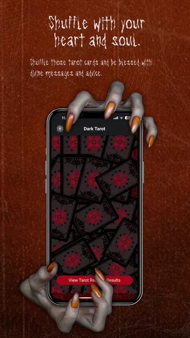 DarkTarot - AI Future Readings Screenshots