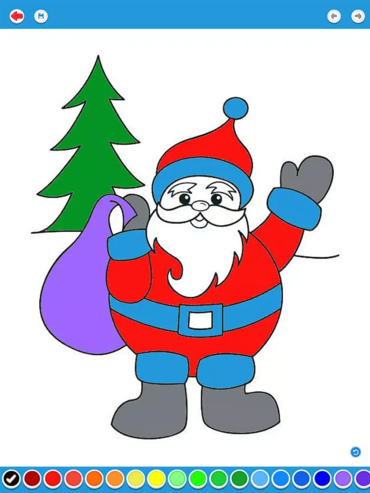 Ảnh chụp màn hình của Christmas Coloring Book Kid 2+ iPad 