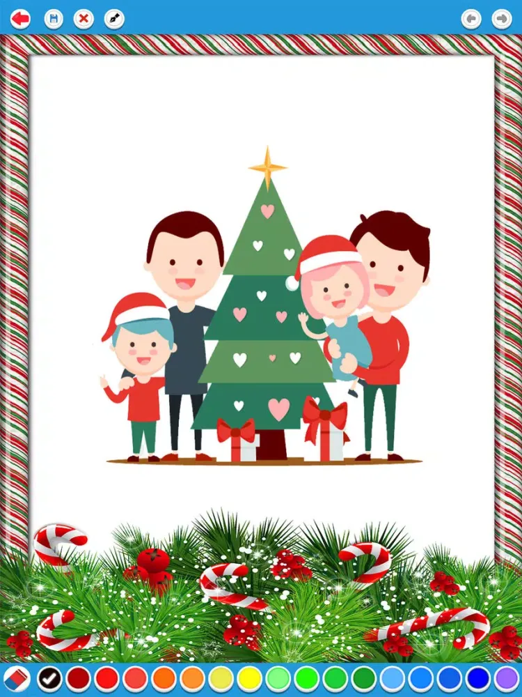Ảnh chụp màn hình của Christmas Coloring Book Kid 2+ iPad 